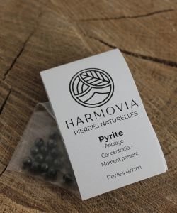 Perles Pyrite 4mm, 1 pièce